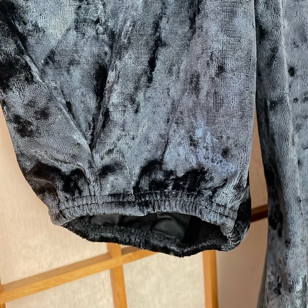 Free People Intimately Don’t You Wish Velvet Bodysuit in Black / Medium NWT - Picture 4 of 16